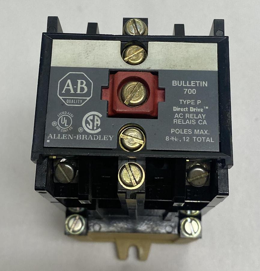 Used Allen-Bradley,700-P600A1,Ser B AC Relay