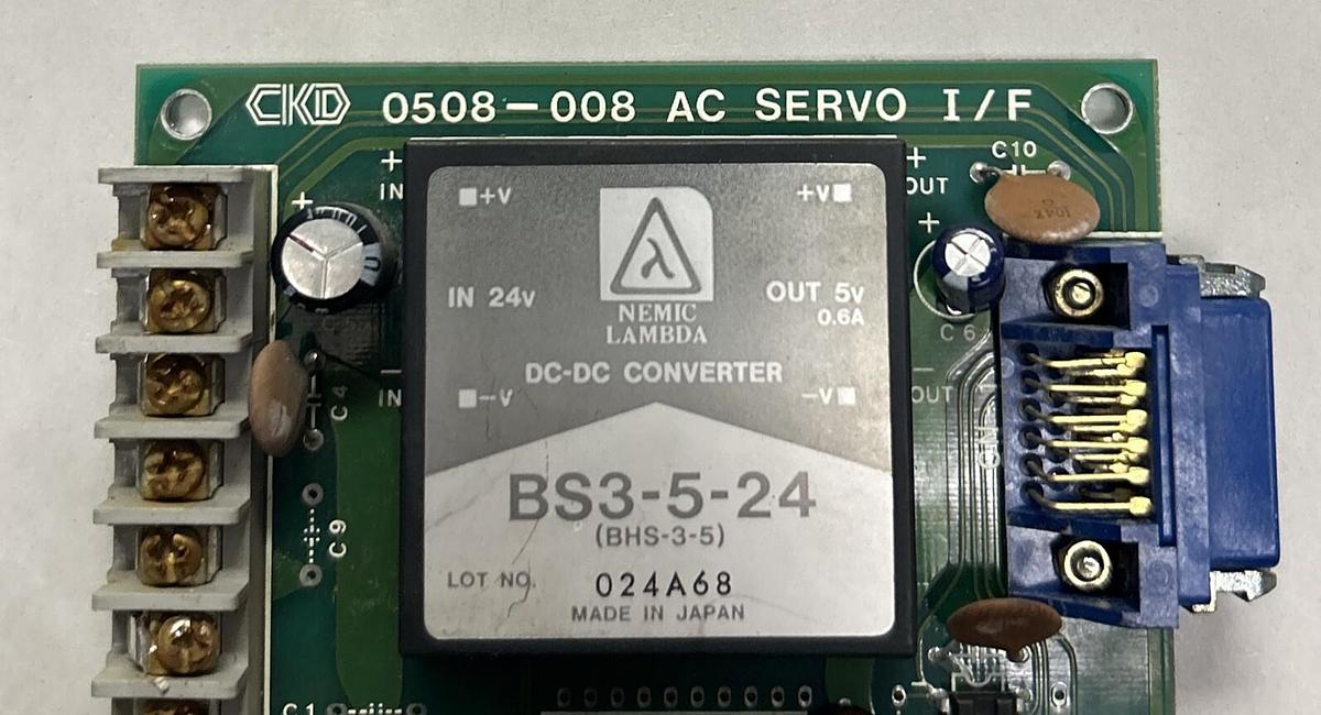 Used CKD,0508-008,AC SERVO I/F MODULE PC BOARD