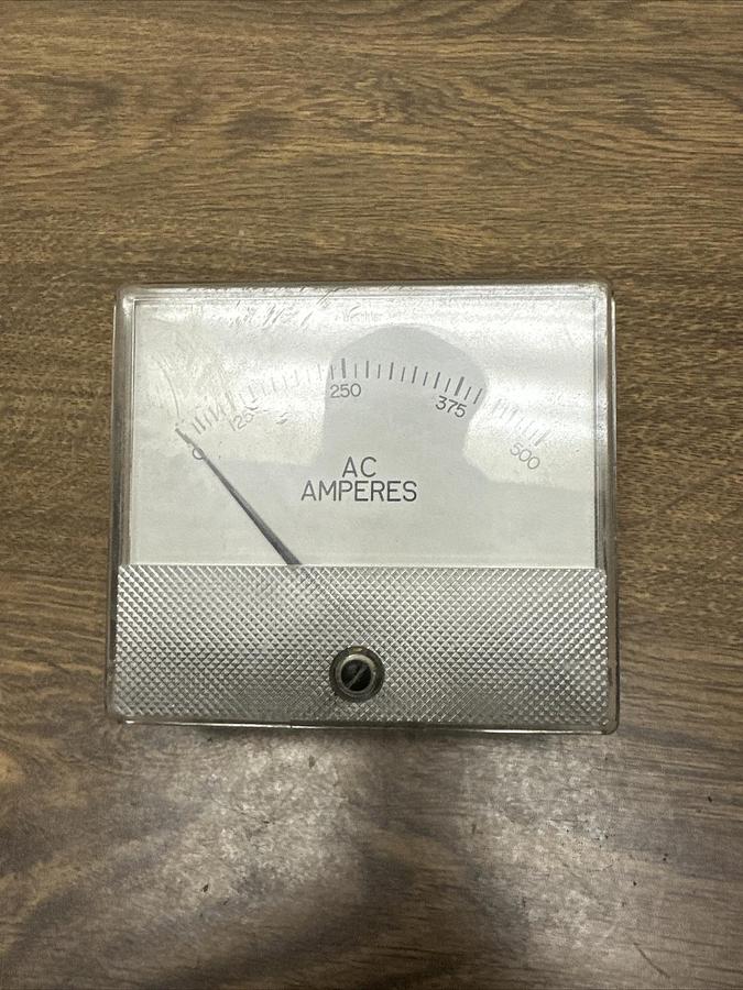 Used Weschler,6448639A09,0-500 AC Ampmeter