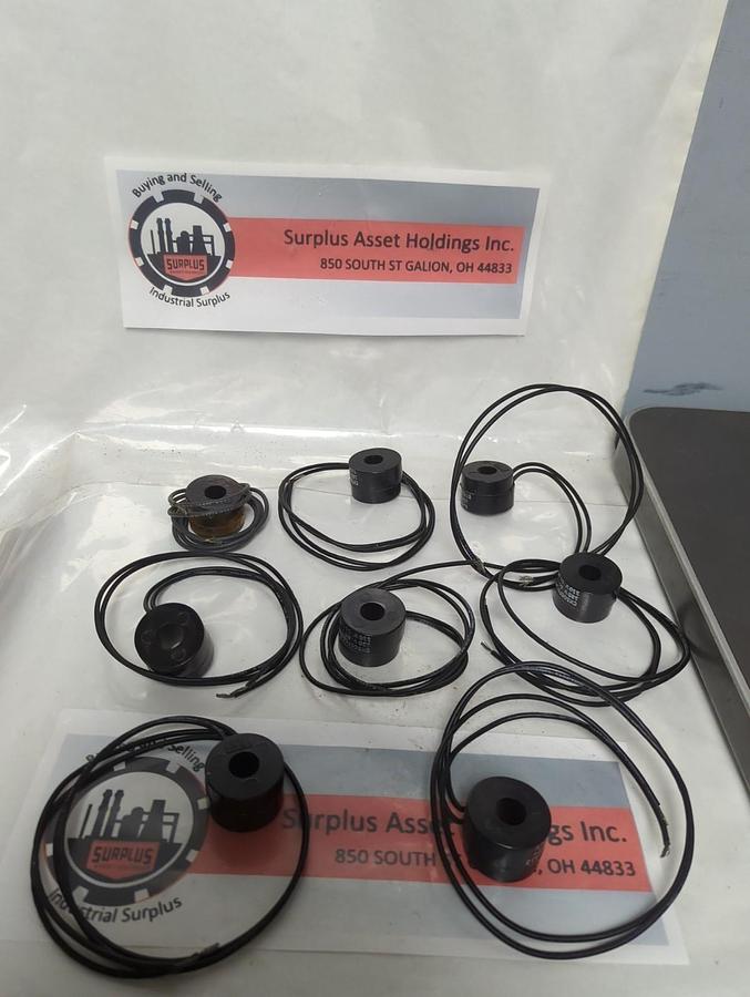 GENERAL CONTROLS,CK505F02A18,COIL 120/110V 60/50CY LOT OF 8 PRE-OWNED