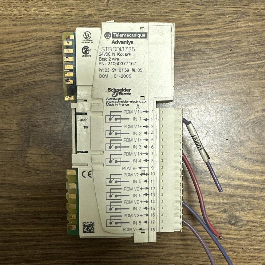 Used Telemecanique,STB DD13725,16 PT Sink