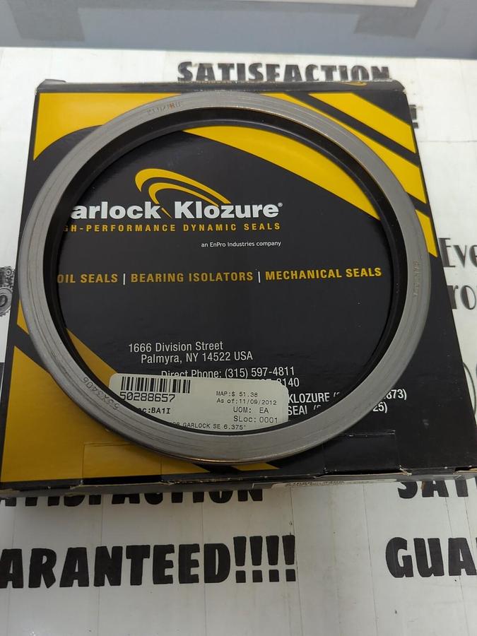 GARLOCK KLOZURE,53X3406,OIL SEAL 6.375 INCH NOS