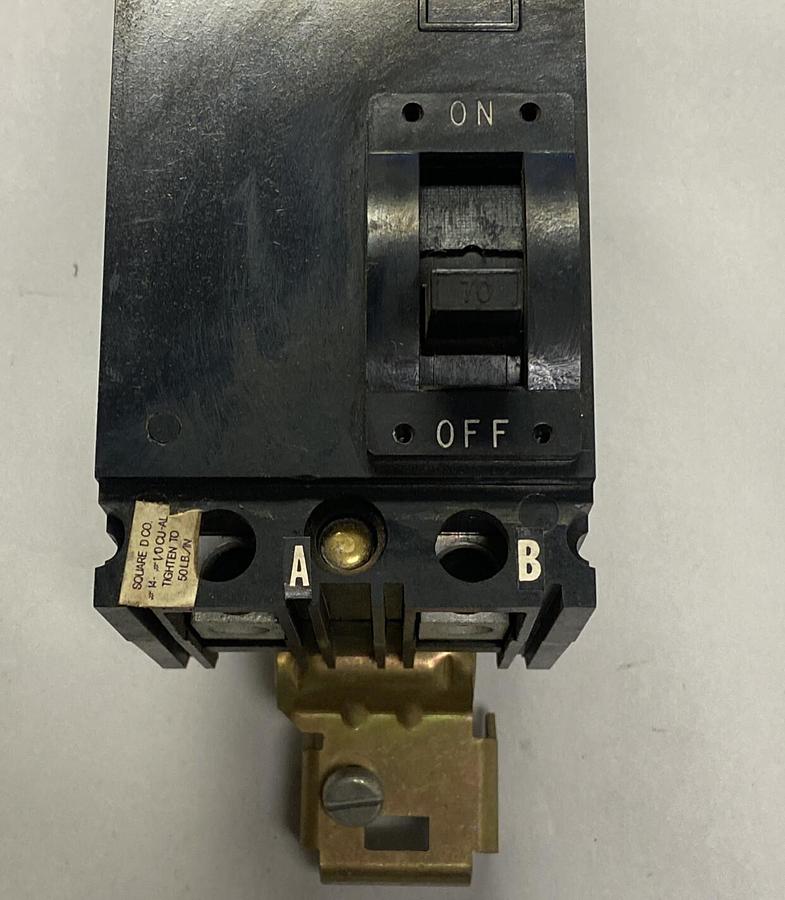 SQUARE D,FA26070AB,I-LINE CIRCUIT BREAKER 70A 600V NOS