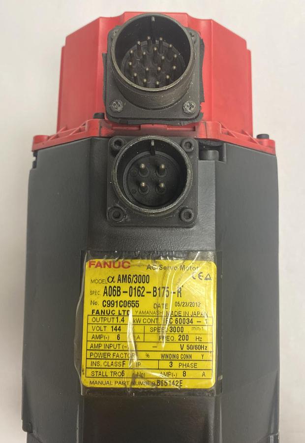 Used FANUC,A06B-0162-B175-R,AC SERVO MOTOR