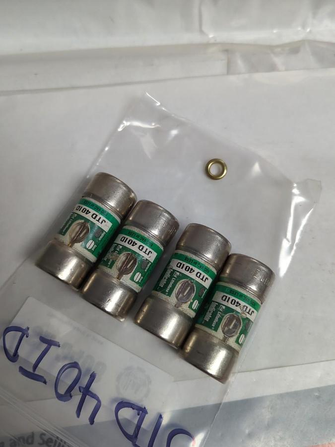 Used LITTELFUSE,JTD40ID,INDICATOR 40 AMP FUSE LOT OF 4 PRE-OWNED