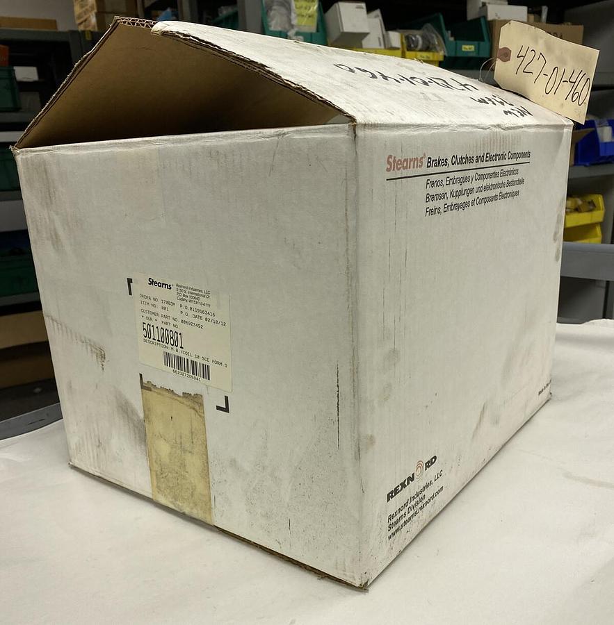Used Stearns Brakes,501100801,Clutch M.B./COIL 10 SCE FORM 1 NOS