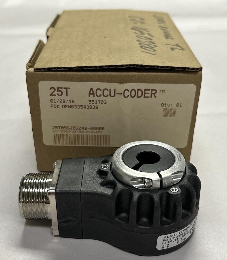 Used ACCU-CODER,25T05SJ02048-00006, ENCODER NEW