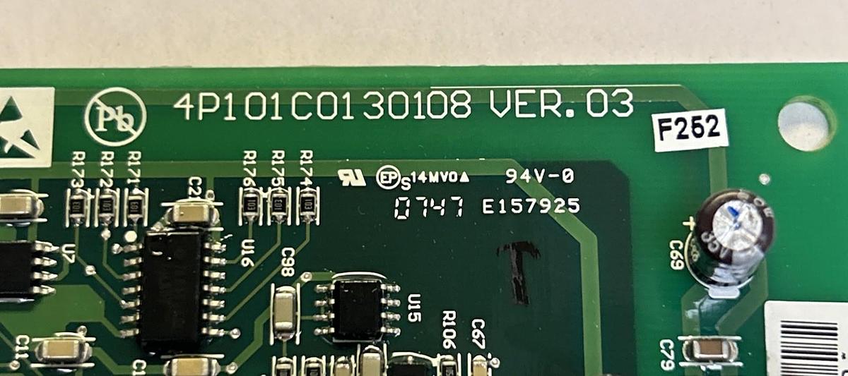 Used TECO,4P101C0130108,CIRCUIT BOARD