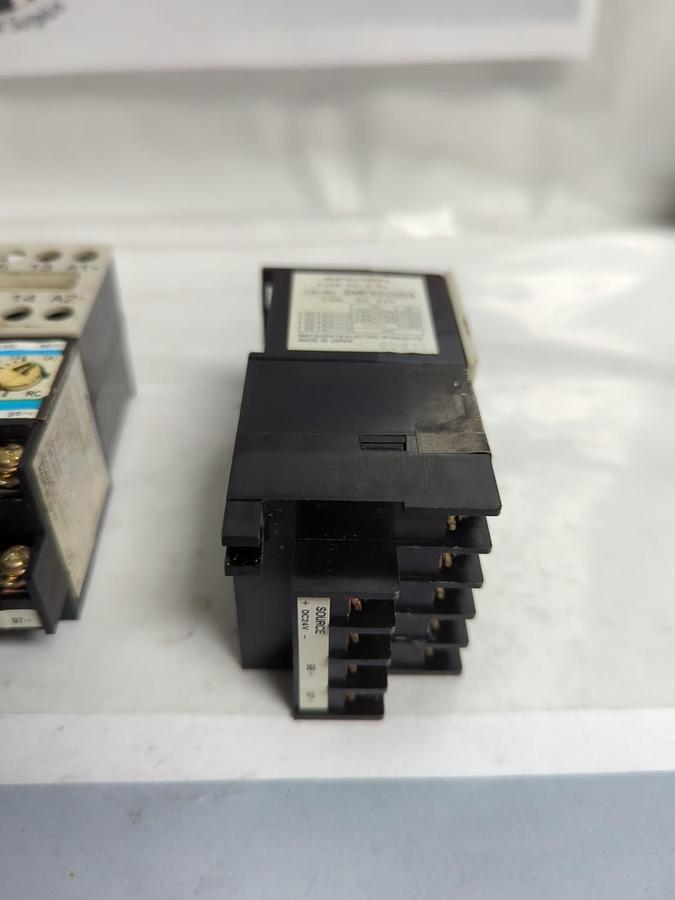 Used MATSUSHITA,BMP650504,CONTACTOR W/ PT-10 OVERCURRENT RELAY LOT OF 2 PRE-OWNED