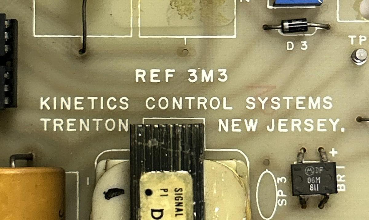 Used KINETICS CONTROL SYSTEMS,REF 3M3,CIRCUIT BOARD