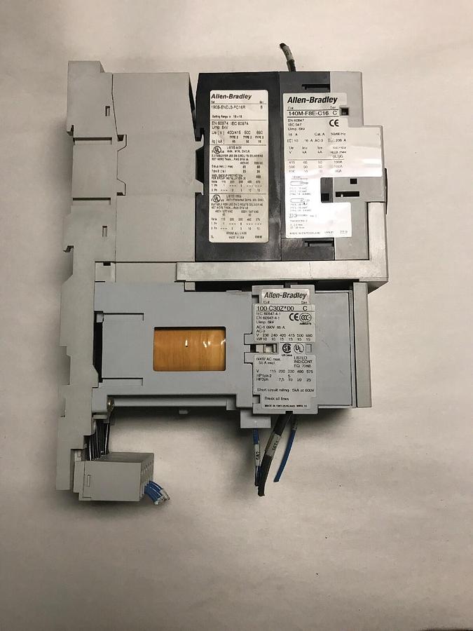 Used Allen Bradley,190S-ENDJ3-FC16R,Compact starter Series B