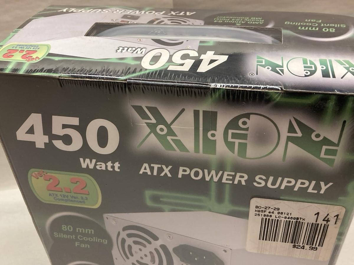 Used Xion,ATX 2.2,PC Power Supply 450 Watt
