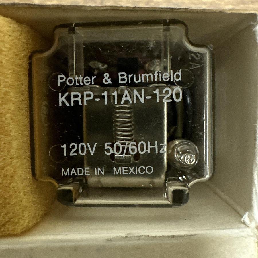 Potter and Brumfield,KRP-11AN-120,Relay and Base
