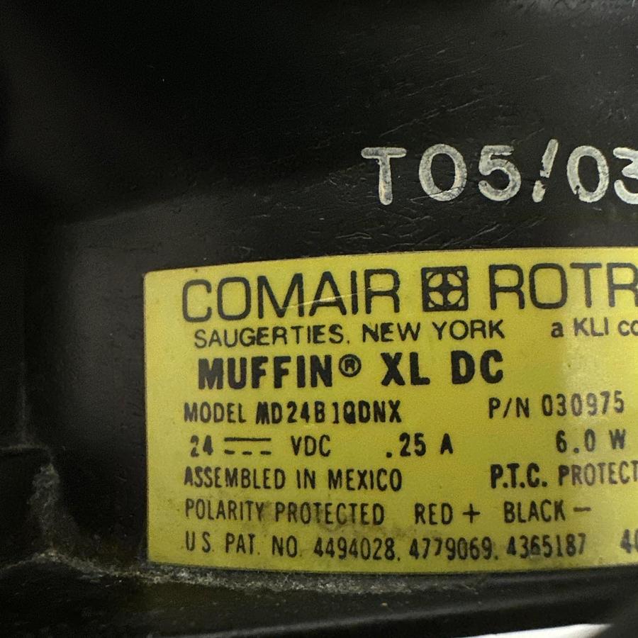 Used Comair Rotron,MD2481QDNX,Muffin Fan 24V .25A
