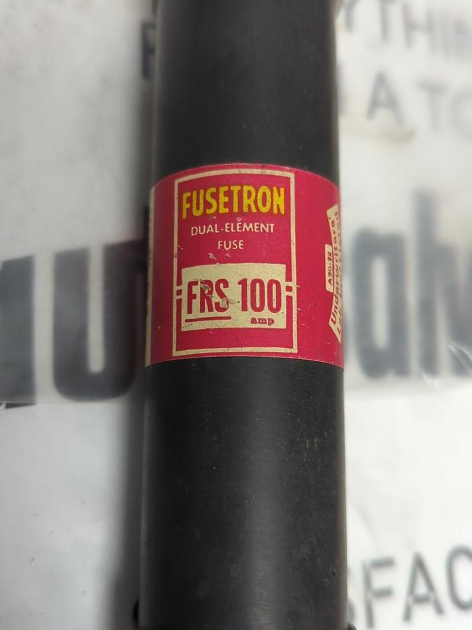 COOPER BUSSMANN,FRS-100,FUSETRON 100 AMP FUSE NOS