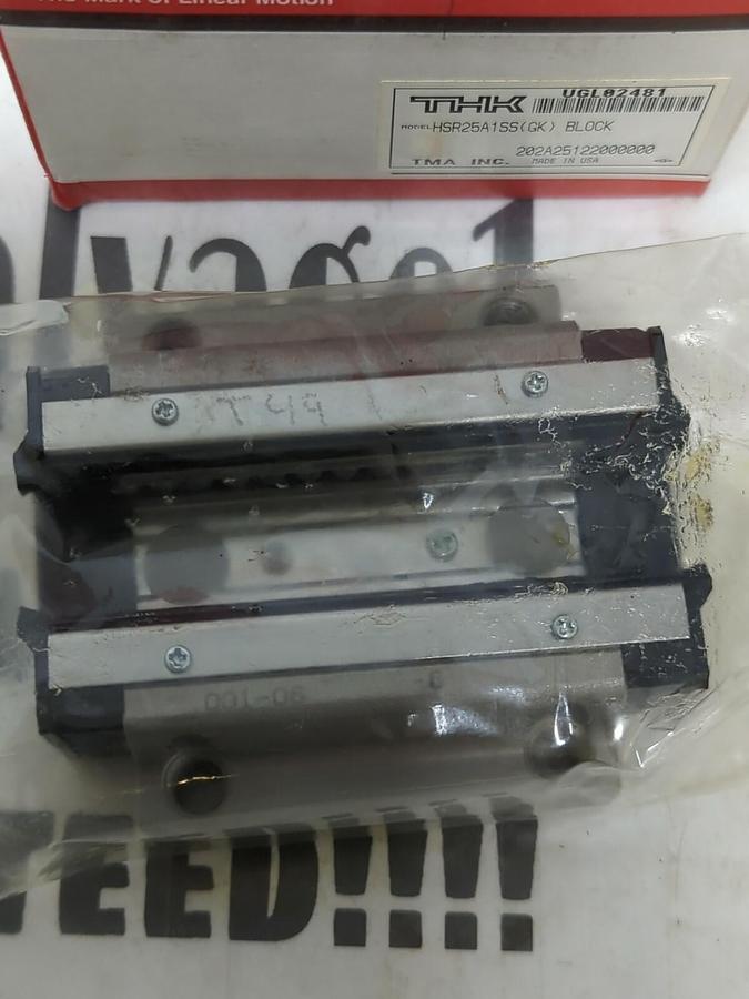 THK,HSR25A1SS GK,LINEAR BEARING BLOCK UNIT NOS