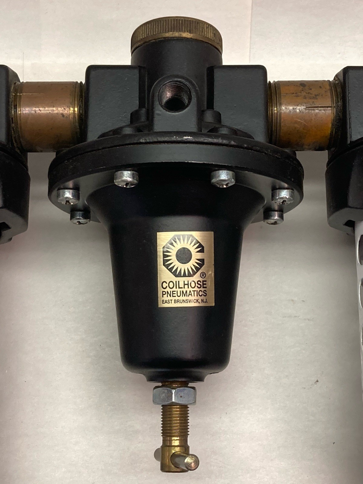Used Coilhose Pneumatics,Model 8808,Pressure Gauge w/3 Piece Filters 125PSI Max