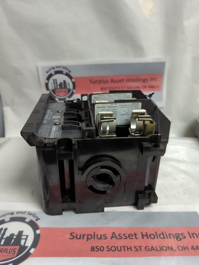 Used ALLEN BRADLEY,1494V-DS60,DISCONNECT SWITCH SERIES A 60 AMP 600VAC PRE-OWNED