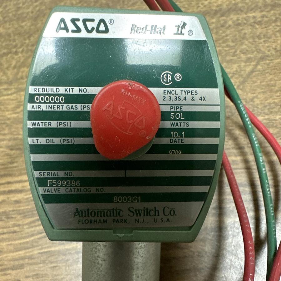 Asco Red Hat,8003G1,Solenoid Valve