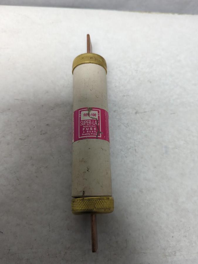 Used COOPER BUSSMANN,RES-100,RENEWABLE 100 AMP FUSE PRE-OWNED