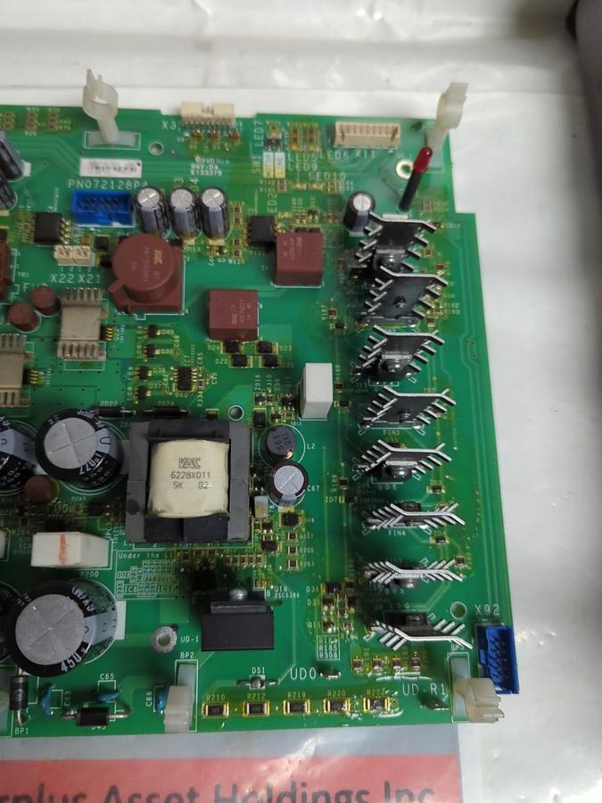 Used SCHNIEDER,PN072128P4,POWER CONTROL BOARD PRE-OWNED