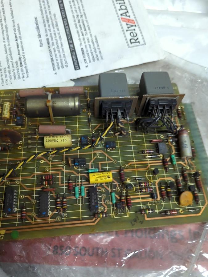 Used RELIANCE ELECTRIC,0-51874,SSCA STATIC SEQUINCE CARD MODULE PRE-OWNED