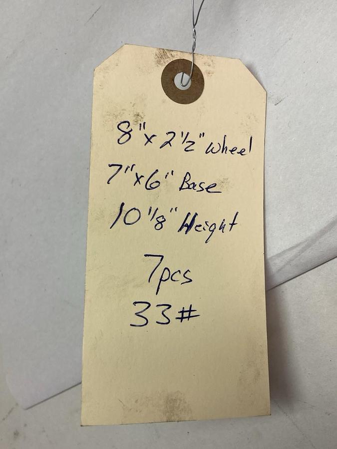 Trunnion,3613-5,Wheel Assembly 8 x 2.5 Inches