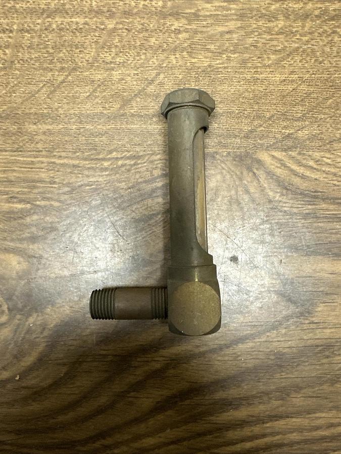 Fluid Sight Glass 4" Brass 3/8" NPT