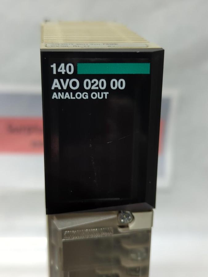 Used SCHNEIDER AUTOMATION,140 AVO 020 00,TSX QUANTUM ANALOG OUTPUT MODULE USED