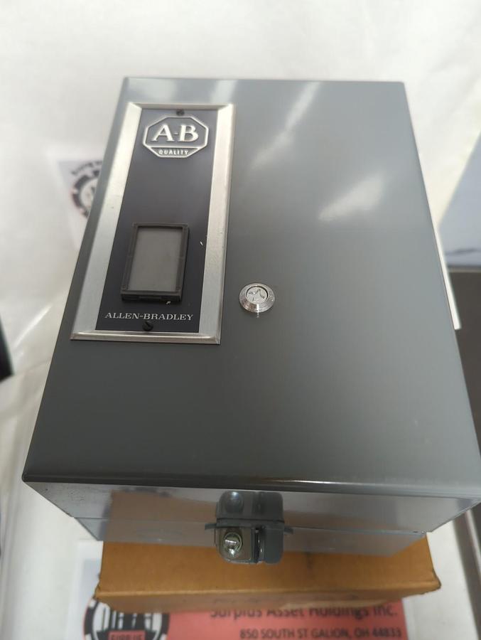 ALLEN BRADLEY,509-BAXD,FULL VOLTAGE STARTER NEMA 1 PH 1 SERIES B NOS