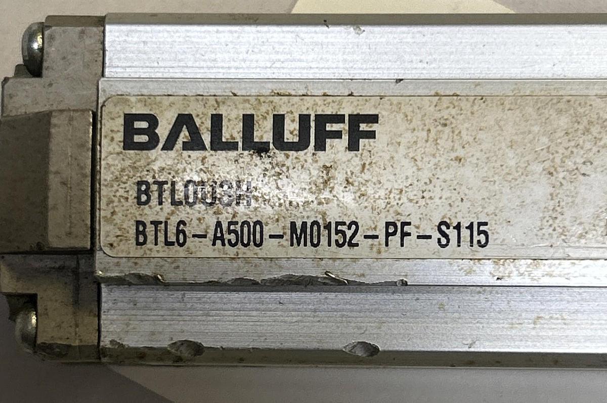 Used BALLUFF,BTL6-A500-M0152-PF-S115,MAGNETOSTRICTIVE POSITION SENSOR