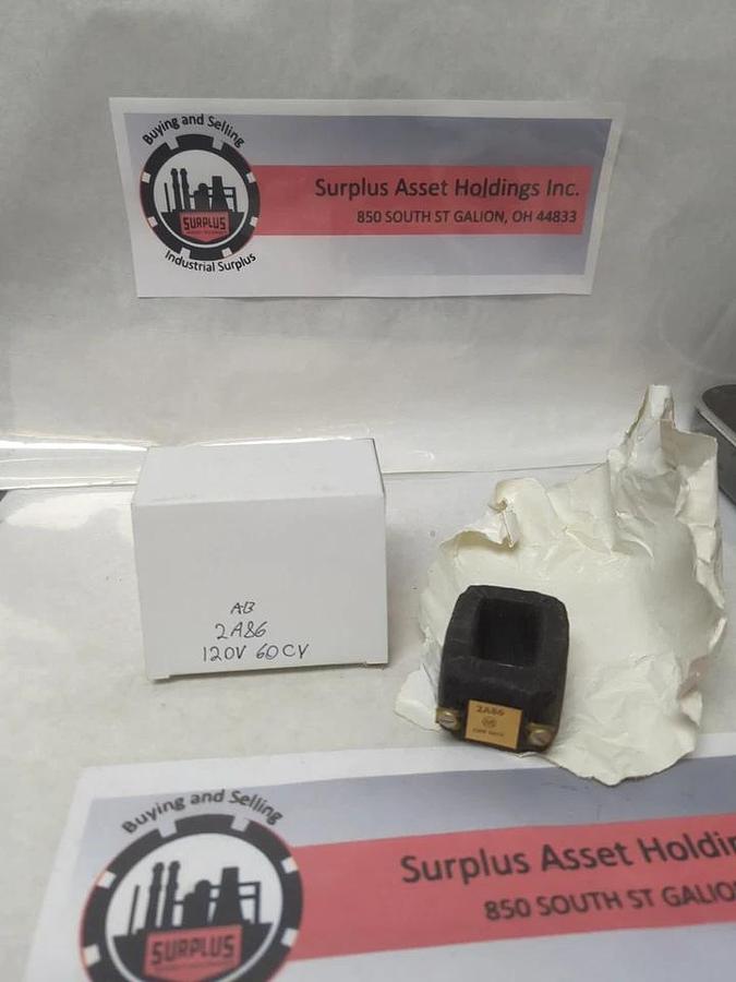 Used ALLEN-BRADLEY,2A86,COIL 120V 60CY PRE-OWNED