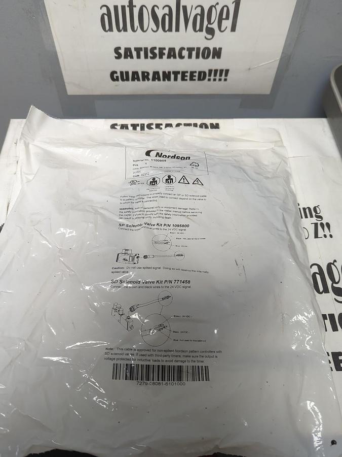 Used NORDSON,1100959,CABLE SOLENOID 90 DEG M8 3-WIRE 10 METERS KIT NEW