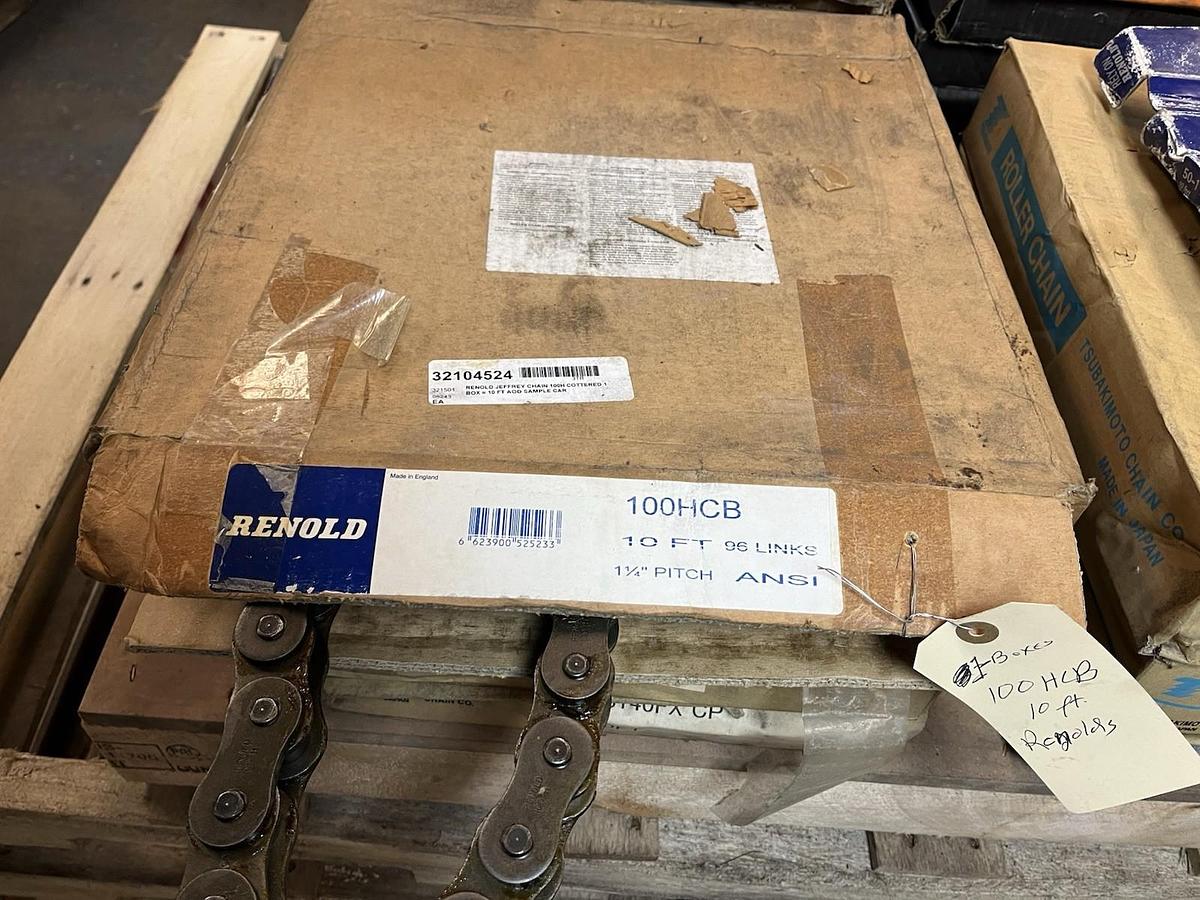 RENOLD,100HCB,ROLLER CHAIN 10FT 96 LINKS 1-1/4"