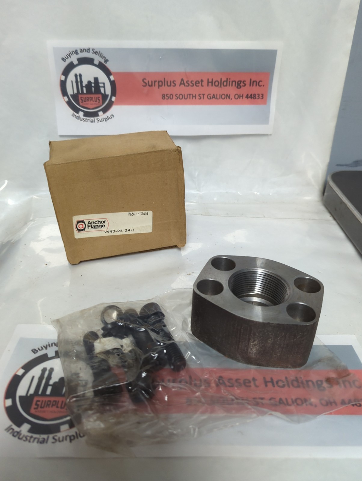 ANCHOR FLANGE,W43-24-24U,FOUR BOLT FLANGE 1-3/4 INCH BORE