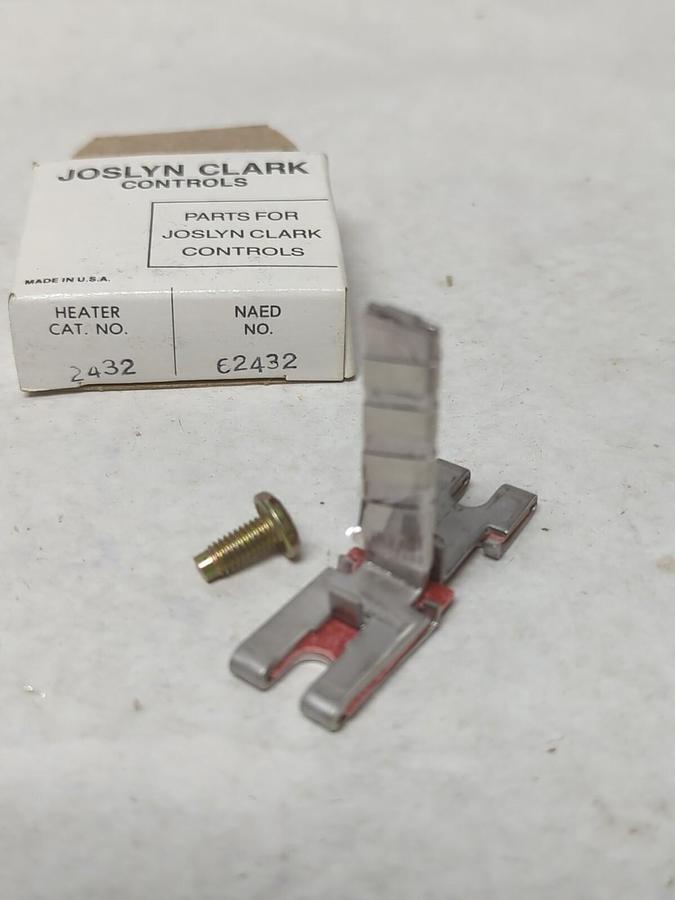 JOSLYN CLARK,2432,OVERLOAD RELAY HEATER NOS