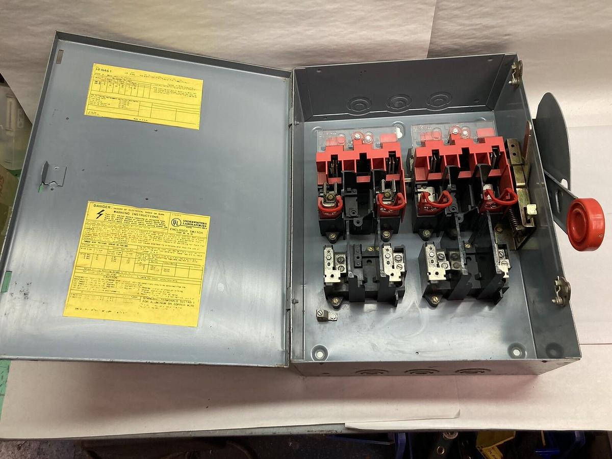 Used Westinghouse,HFN461,Disconnect Safety Switch