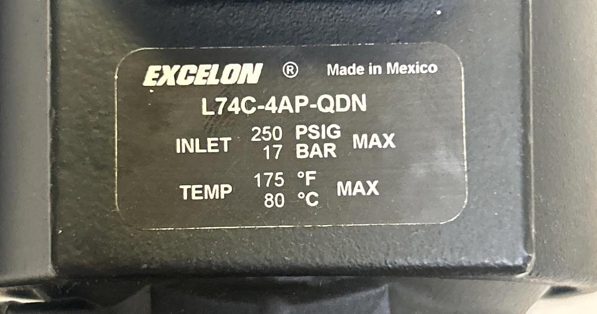 Used NORGREN,L74C-4AP-QDN,OIL FOG LUBRICATOR 1/2" NPT 250 PSI