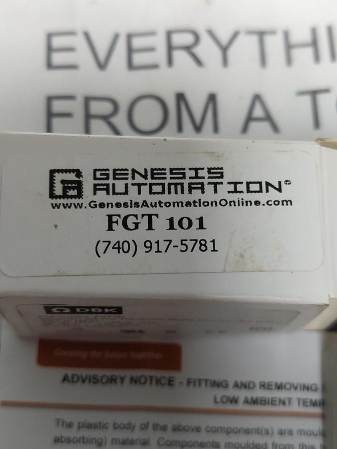GENESIS AUTOMATION,FGT101,ADJUSTABLE DIN RAIL THERMOSTAT HEATER CONTROL