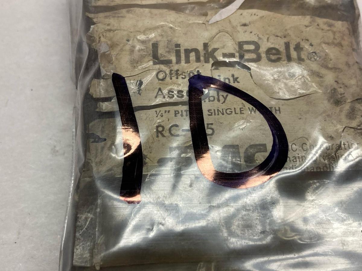 Link Belt,RC25,Offset Link LOT OF 10
