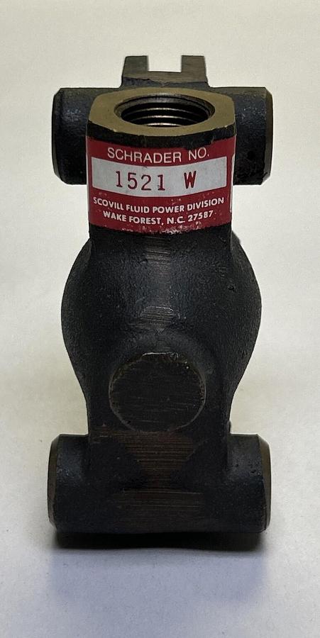 Used SCHRADER,1521W,VALVE