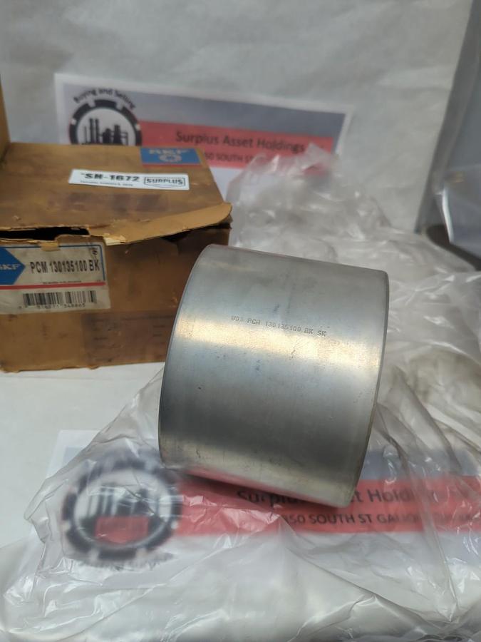 SKF,PCM 130135100BK,BUSHING 130X135X100 MM NOS