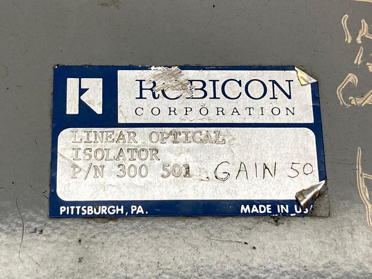Used Robicon Corporation,300 501,Linear Optical Isolator