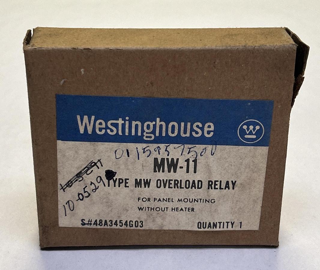 WESTINGHOUSE,MW-11,OVERLOAD RELAY NOS