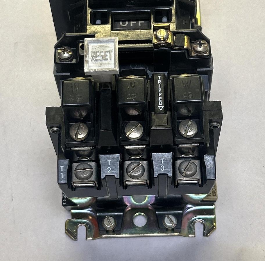 Used ALLEN BRADLEY,509-B0D,MOTOR STARTER SIZE 1 27A 600V