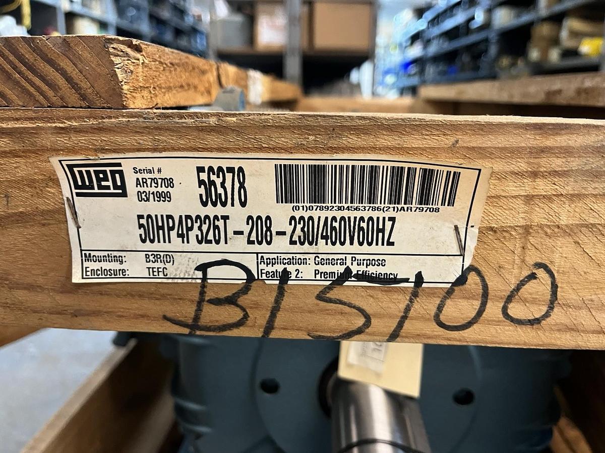 WEG,05018EP3E326T,50HP MOTOR 1770RPM 3PH 326T
