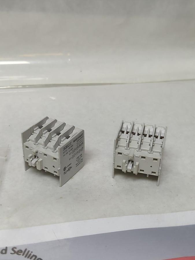 Used AGUT,MALF440AT,CONTACT BLOCK LOT OF 2 PRE-OWNED