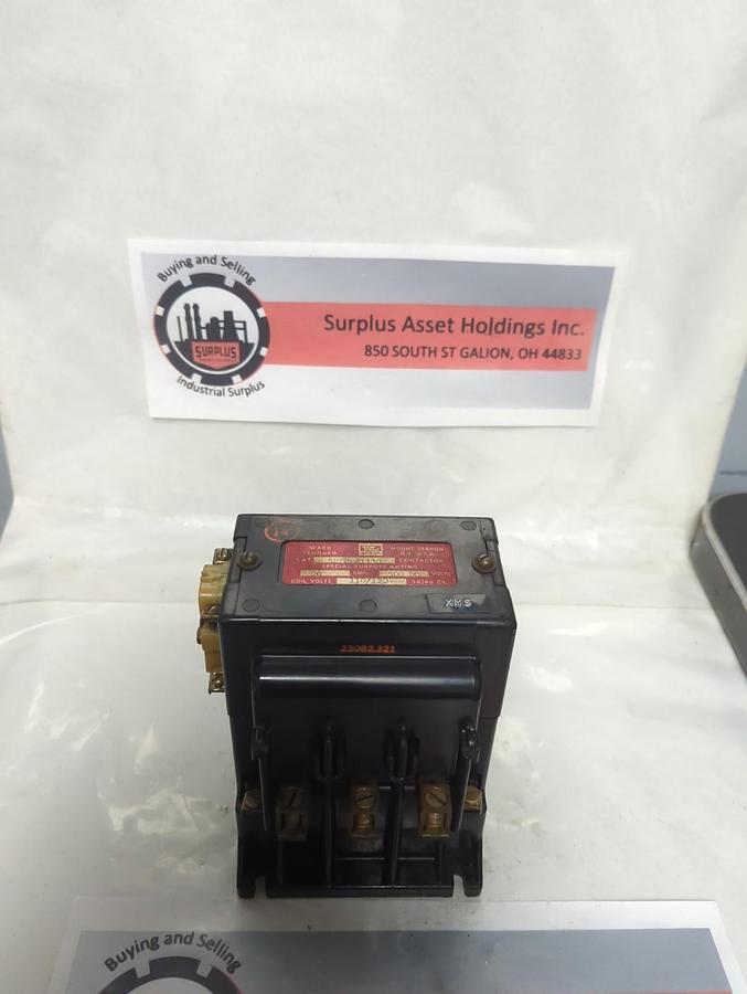 Used WARD LENARD,5DP2-21130,CONTACTOR 56 AMP 500DC PRE-OWNED