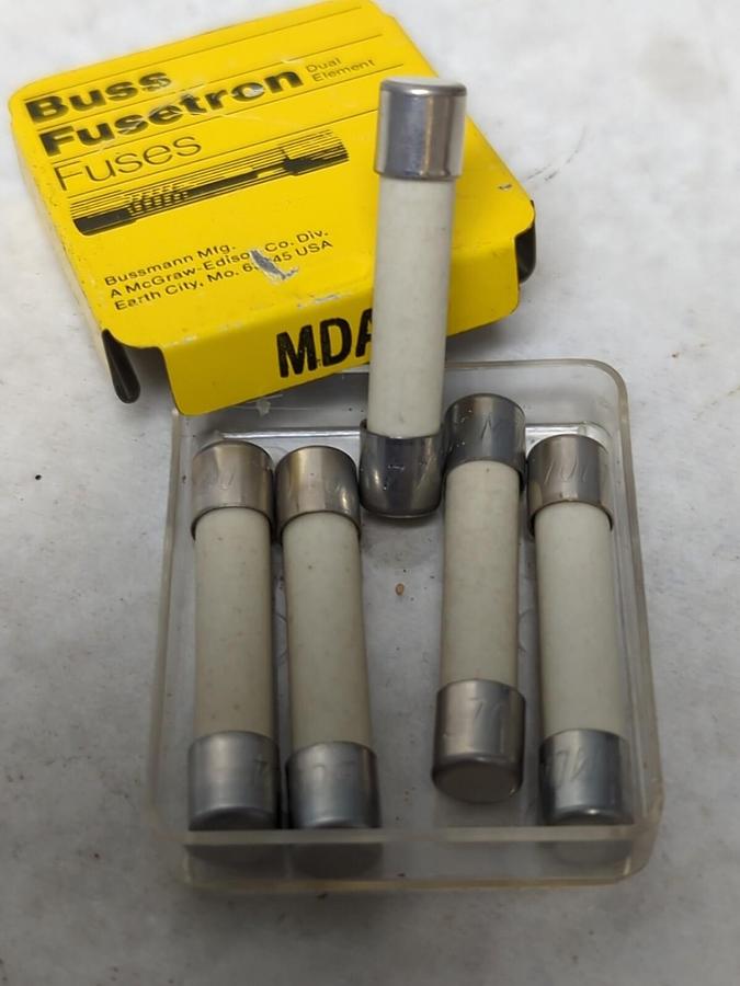 COOPER BUSSMANN,MDA 4,CERAMIC FUSE PACK OF 5 NOS