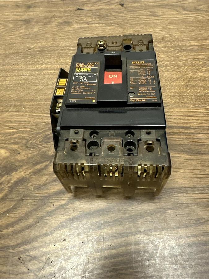 Used Fuji,SA33BM,5 Amp Auto Breaker